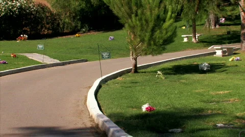 Pet Cemetery Stock Footage 874994