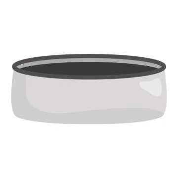 Pet dish empty icon Illustrazione stock