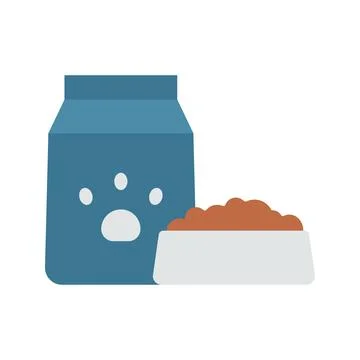 Pet Food icon vector image. Stock Illustration