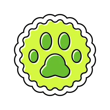 Pet friendly color icon vector illustration Stock Illustration