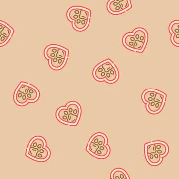 Pet friendly vector seamless pattern Stock Illustration