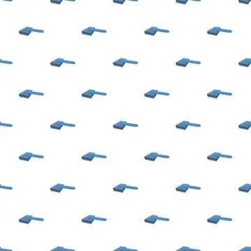 Pet grooming brush seamless pattern for background design Stock Illustration
