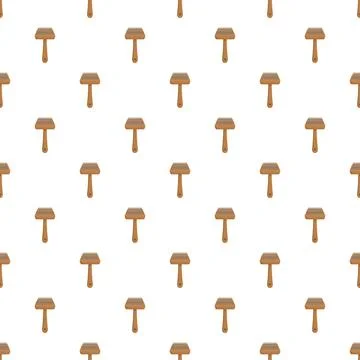 Pet grooming slicker brush tool seamless pattern Stock Illustration