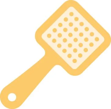 Pet grooming slicker comb brush icon 스톡 일러스트
