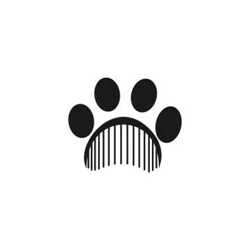 Pet grooming vector illustration Stock Illustration
