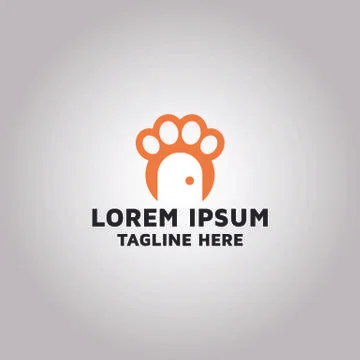 Pet Home Vector logo design idea and inspiration Stock Illustration