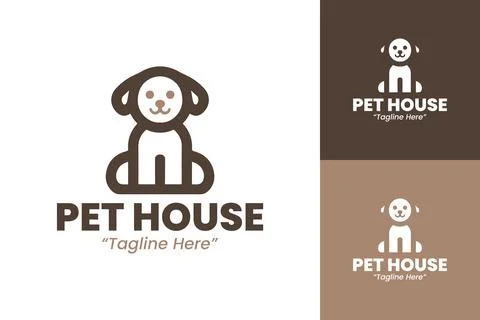 Pet House Creative Logo イラスト素材