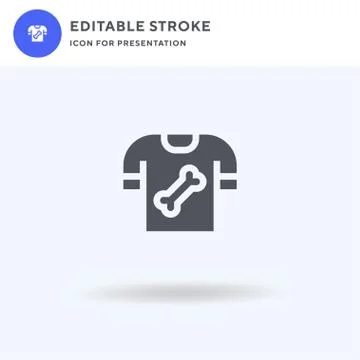 Pet icon vector, filled flat sign, solid pictogram isolated on white, logo Illustrazione stock