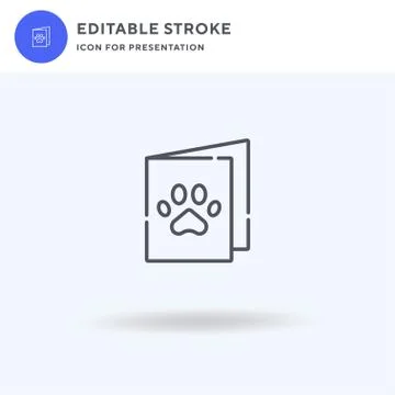 Pet icon vector, filled flat sign, solid pictogram isolated on white, logo Stock Illustration