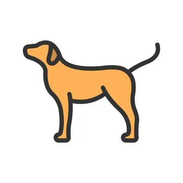Pet icon vector image. Stock Illustration