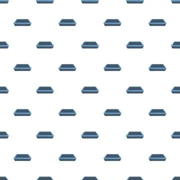 Pet litter box seamless pattern background Stockillustratie