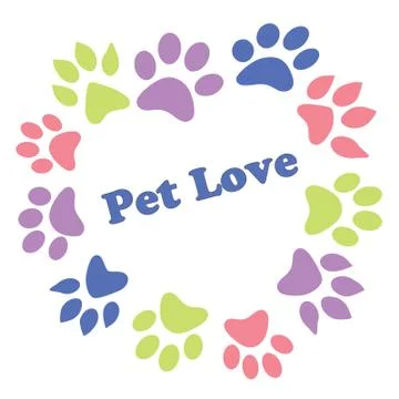 Pet Love Stock Illustration