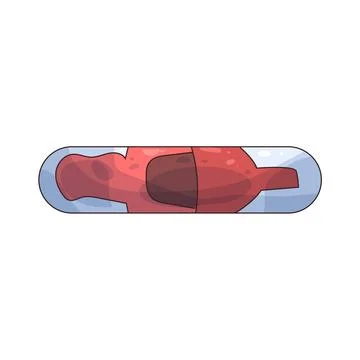 Pet Microchip illustration Stock Illustration