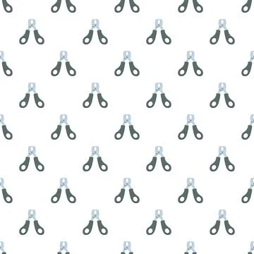 Pet nail clippers tool seamless pattern background Illustrazione stock
