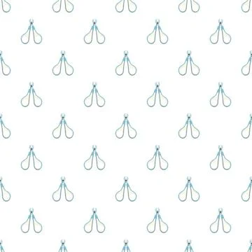 Pet nail clippers tool seamless pattern design イラスト素材