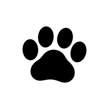 Pet Paws Daily Care Routine Icon Stock Illustration