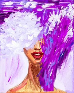 Pet Python hugs woman. Stock Illustration