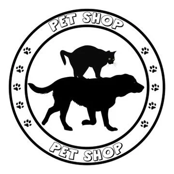 Pet shop icon Stock Illustration