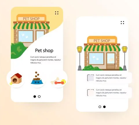 Pet Shop Stock Illustration