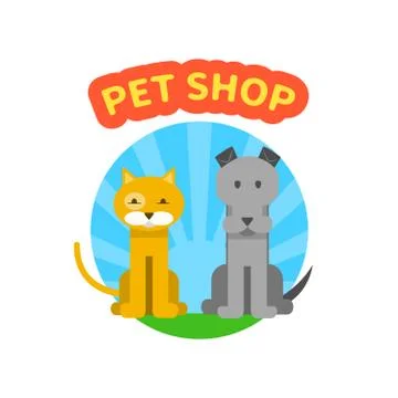 Pet Shop Logo Illustration