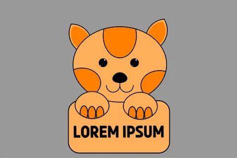 Pet shop logo Stock Illustration