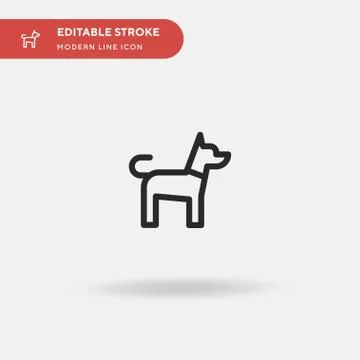 Pet Simple vector icon. Illustration symbol design template for web mobile UI Illustrazione stock