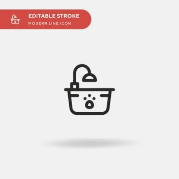 Pet Simple vector icon. Illustration symbol design template for web mobile UI Stock Illustration