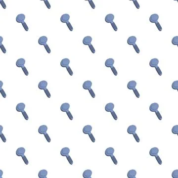 Pet slicker brushes creating seamless grooming pattern Stock Illustration