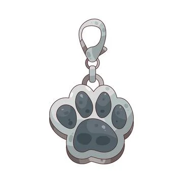 Pet Tag illustration Stock Illustration