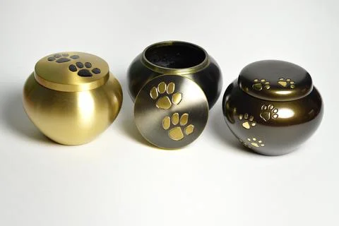 Pet urns Stockfoto's