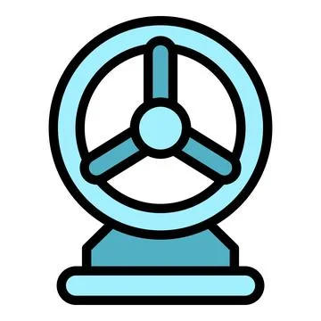 Pet wheel icon vector flat Stock-Illustration