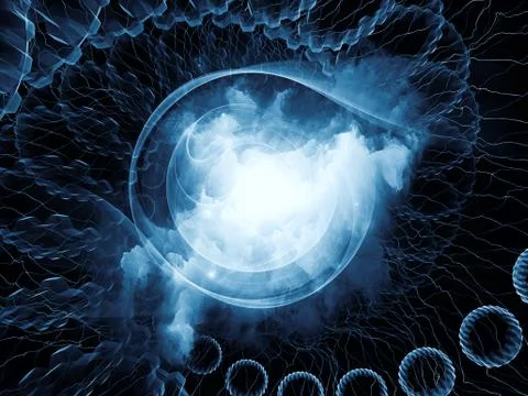 Petals of Abstract Visualization Stock Illustration