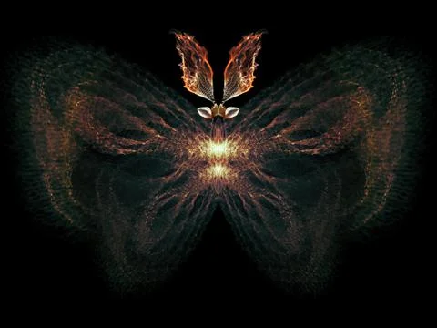Petals of Butterfly Stock Illustration