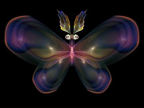 Petals of Butterfly Stock Illustration
