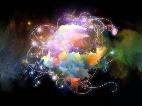Petals of Design Nebulae Stock Illustration