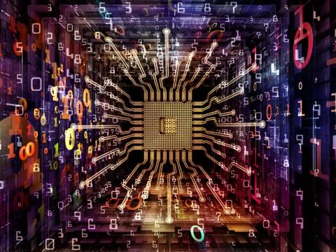 Petals of Digital Processor 無料イラスト素材