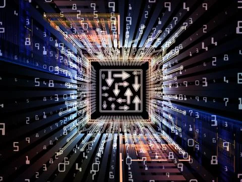 Petals of Digital Processor イラスト素材