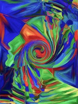 Petals of Fragmentation 스톡 일러스트