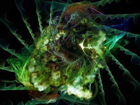 Petals of Math Visualization Stockillustratie