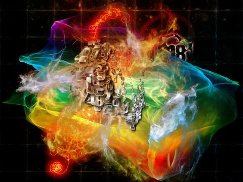 Petals of Math Visualization イラスト素材