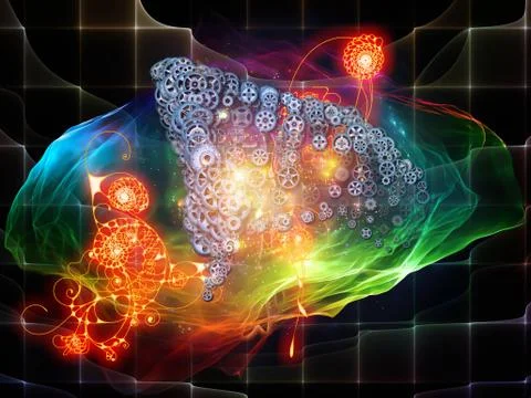 Petals of Math Visualization 스톡 일러스트