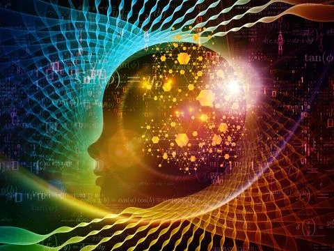 Petals of the Mind Stock Illustration