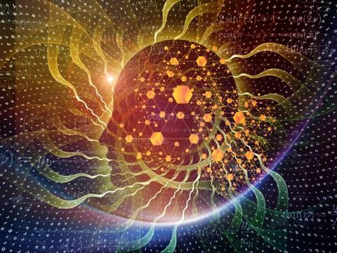 Petals of the Mind Stock Illustration