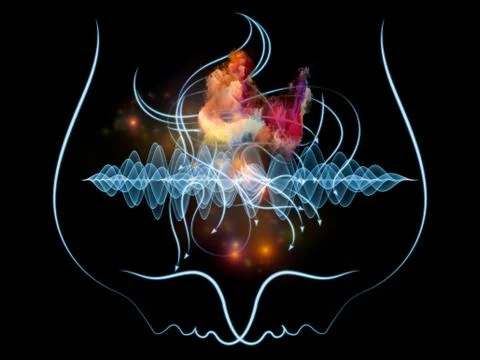 Petals of the Mind Stock Illustration