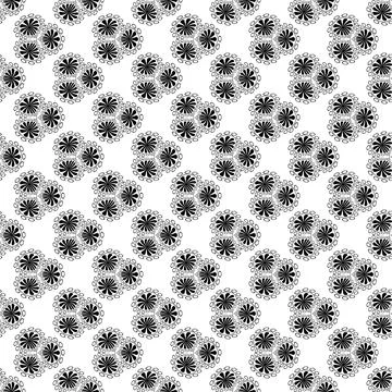 Petals ornament Stock Illustration