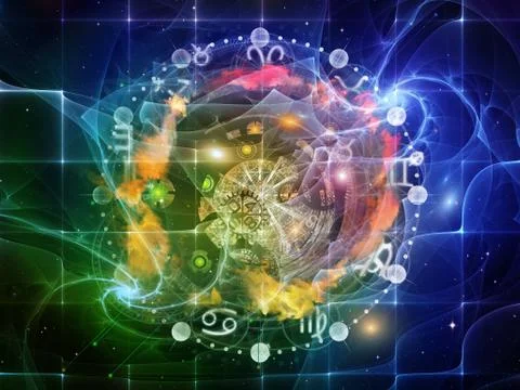 Petals of Sacred Geometry Stock Illustration