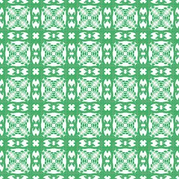 Petals in a square Stock Illustration