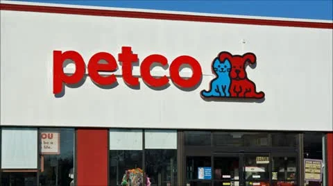 Petco pet store sign loop Video stock 21428244