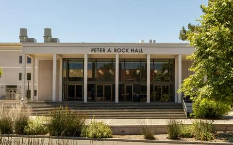 Pete A. Rock Hall at UC Davis Stock Photos