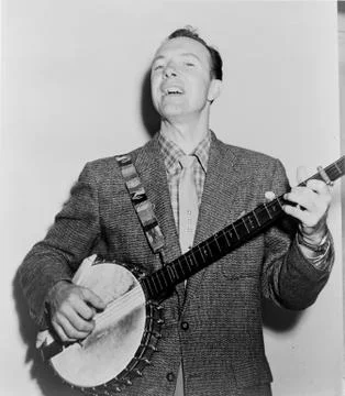 Pete Seeger Foto stock